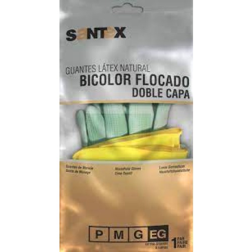 SANTEX GUANTE BICOLOR DOBLE CAPA T.XGDE.ofr GUANTES